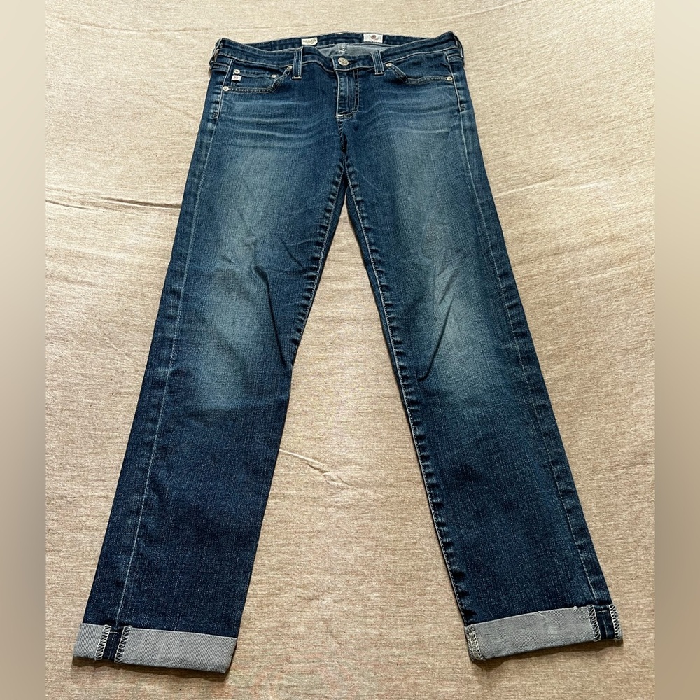 Ag Adriano Goldschmeid The Stilt Roll Up Jean